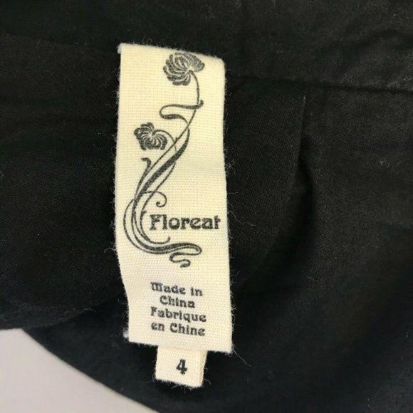 Anthropologie Floreat Embroidered Layered Skirt - Picture 8 of 9